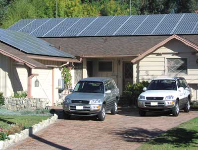 Adding 1kW to your solar electrical system can charge your plug in hybrid or electric car.